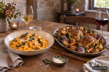 Foodpairing der Woche: Zwei Herbstgerichte, zwei Granitweine