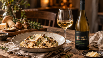 Cremiges Steinpilzrisotto mit Kräuterseitlingen &amp; Parmesan