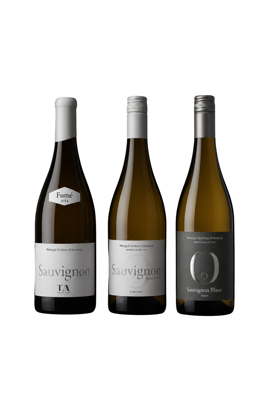 Falstaff Sauvignon-Paket von Weingut Schloss Ortenberg – drei ausgezeichnete Sauvignon-Weine mit bis zu 94+ Punkten