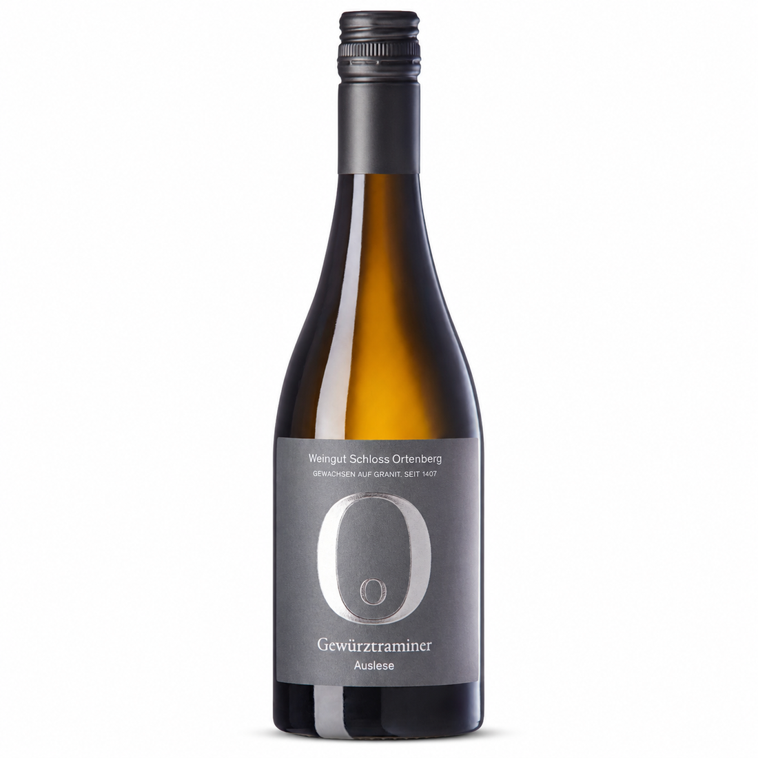Gewürztraminer Auslese 0,5l 2025 von Weingut Schloss Ortenberg – halblieblicher Weißwein mit Litschi- und Rosenaromen