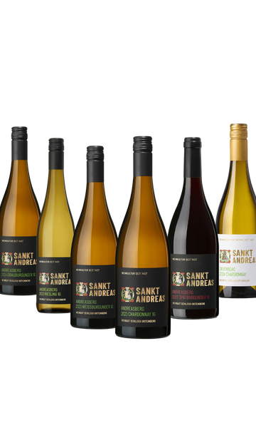 Probierpaket LagenWeine von Weingut Schloss Ortenberg mit fünf Ersten Gewächsen und einem Chardonnay Ortswein