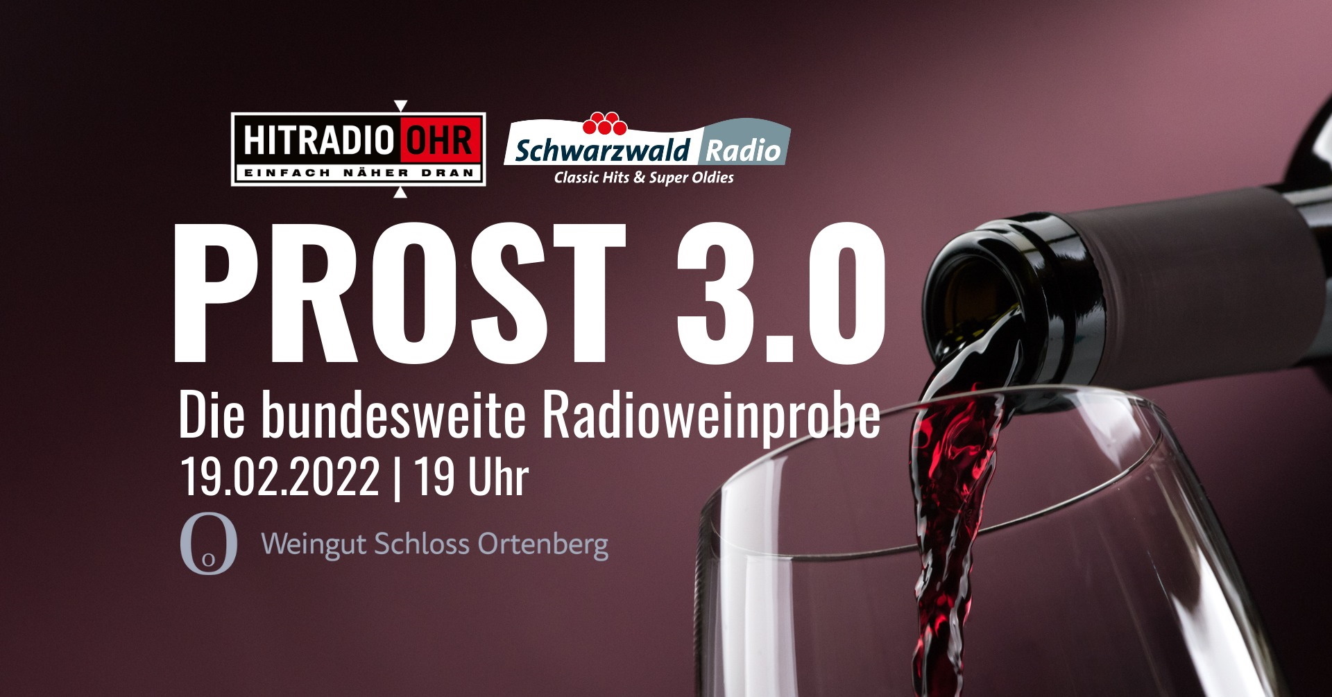 "Prost 3.0" die deutschlandweite Radioweinprobe am 19. Februar